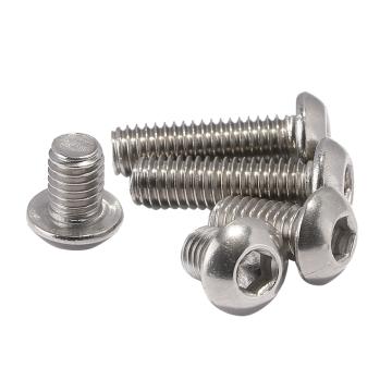 奧峰 ISO7380內(nèi)六角盤頭螺釘，M6-1.0X12，不銹鋼304，強(qiáng)度A2-70